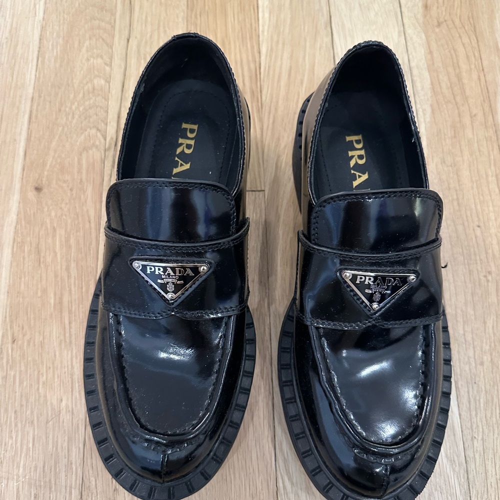 Black Patent Leather Loafers